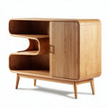 Wooden Bookshelf with Open Shelves and Drawer – 120 x 60 x 30cm