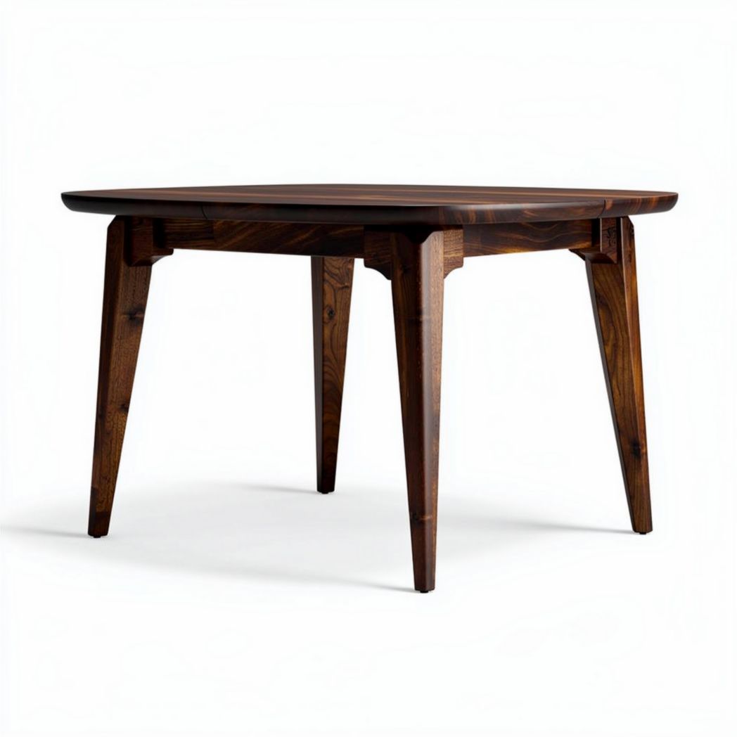 Wooden Dining Table for Daily Use Made of Solid Wood 80 x 80 x 75cm