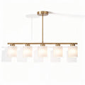 Metal Pendant Light Fixture – Suitable for Dining Room or Kitchen – Made of Metal and Glass – 70 x 20 x 25cm