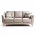 Fabric Sofa for Living Room Seating with Cushions – 180 x 80 x 85cm